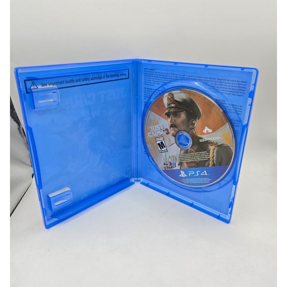 Just Cause 3: PS4 (Playstation 4, 2015) Square Enix Game Disc + Case - Picture 4 of 9